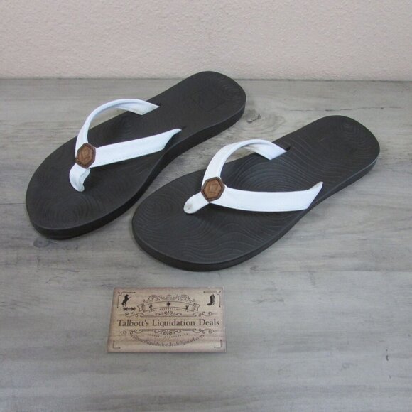 Reef Women's 7 Zen Love Flip Flop Thong Sandals - White - Picture 2 of 4